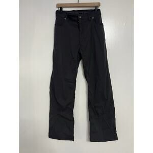 Prana Slim Fit Pants Mens 38x32 Dark Gray Performance Brion Pants